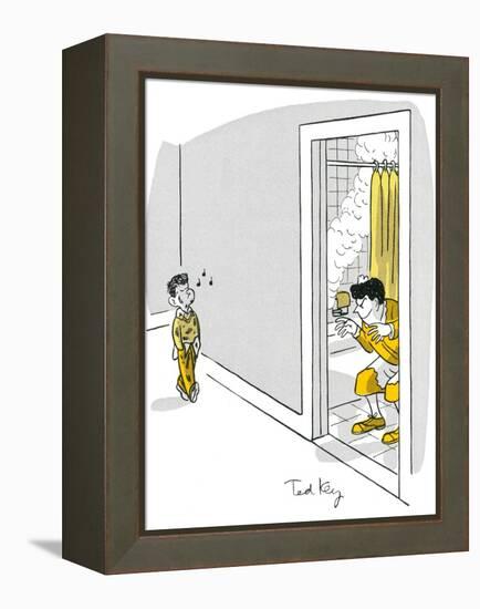 Hazel Cartoon-Ted Key-Framed Premier Image Canvas