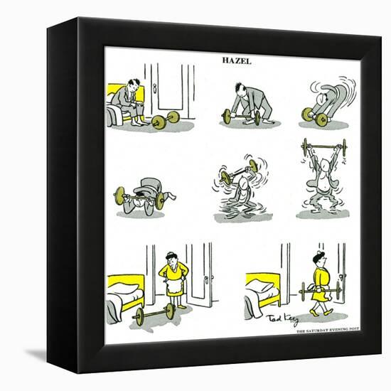 Hazel Cartoon-Ted Key-Framed Premier Image Canvas