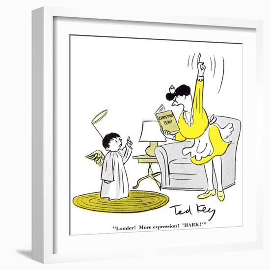 Hazel Cartoon-Ted Key-Framed Giclee Print