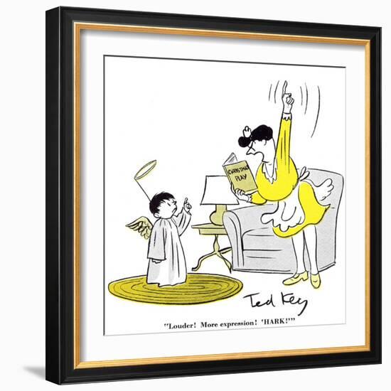 Hazel Cartoon-Ted Key-Framed Giclee Print