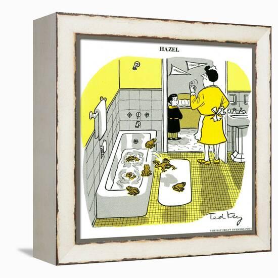 Hazel Cartoon-Ted Key-Framed Premier Image Canvas