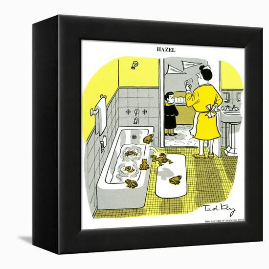 Hazel Cartoon-Ted Key-Framed Premier Image Canvas