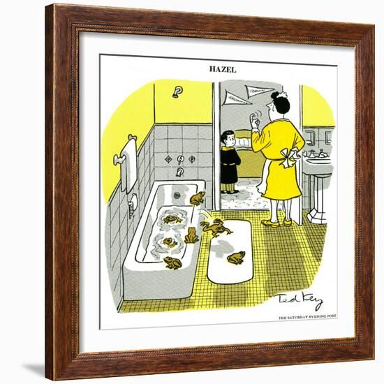 Hazel Cartoon-Ted Key-Framed Giclee Print