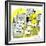 Hazel Cartoon-Ted Key-Framed Giclee Print