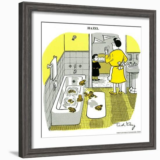 Hazel Cartoon-Ted Key-Framed Giclee Print