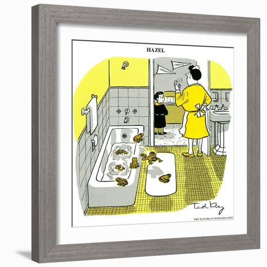 Hazel Cartoon-Ted Key-Framed Giclee Print