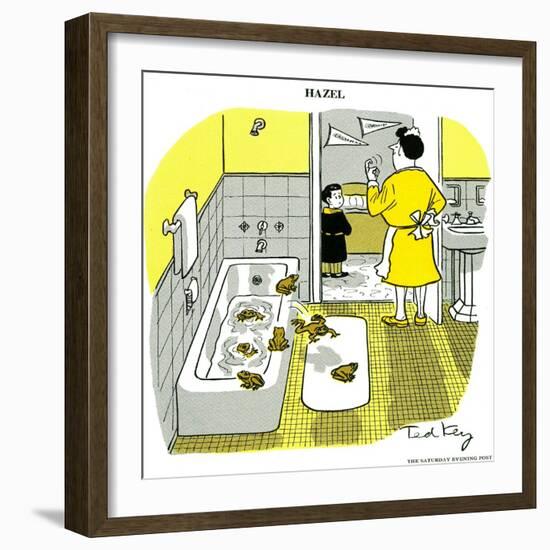 Hazel Cartoon-Ted Key-Framed Giclee Print