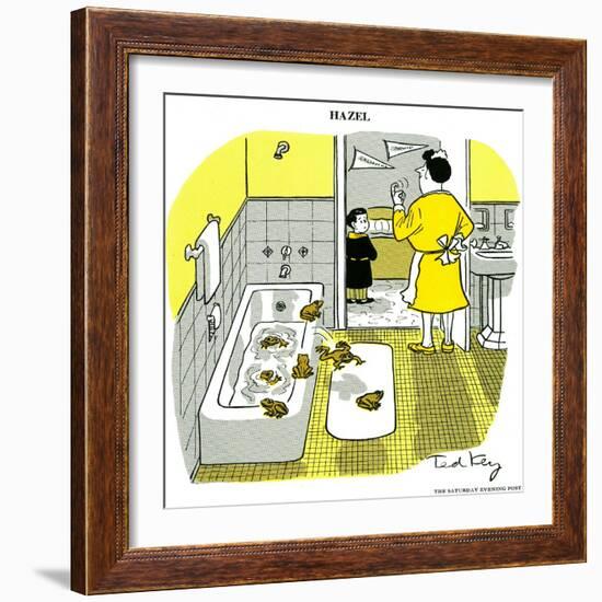 Hazel Cartoon-Ted Key-Framed Giclee Print