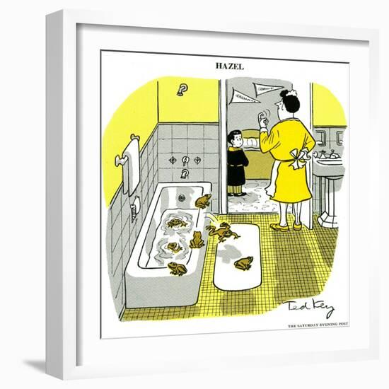 Hazel Cartoon-Ted Key-Framed Giclee Print