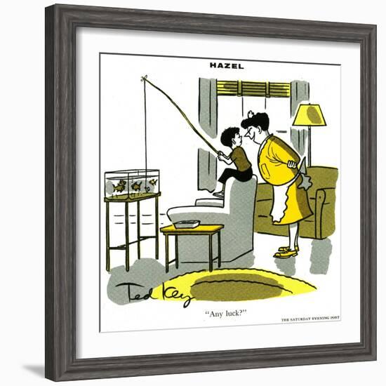 Hazel Cartoon-Ted Key-Framed Giclee Print