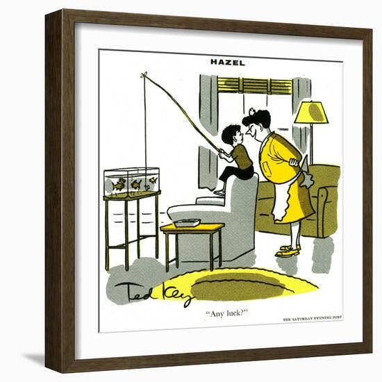 Hazel Cartoon-Ted Key-Framed Giclee Print