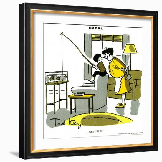 Hazel Cartoon-Ted Key-Framed Giclee Print