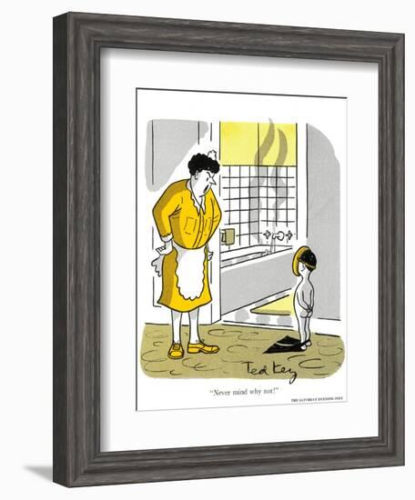 Hazel Cartoon-Ted Key-Framed Giclee Print