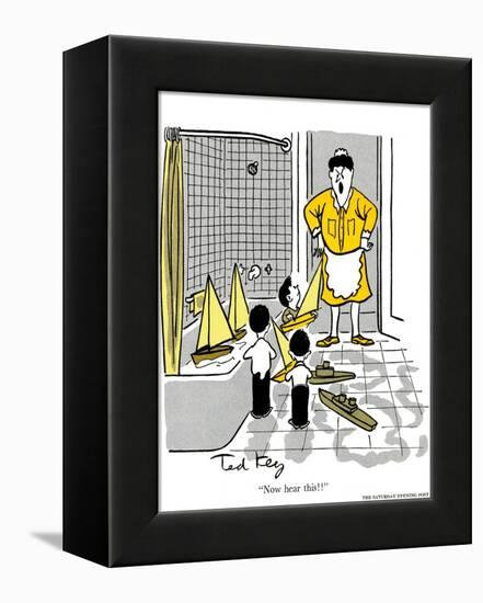 Hazel Cartoon-Ted Key-Framed Premier Image Canvas