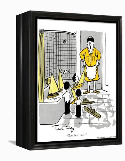 Hazel Cartoon-Ted Key-Framed Premier Image Canvas