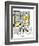 Hazel Cartoon-Ted Key-Framed Giclee Print