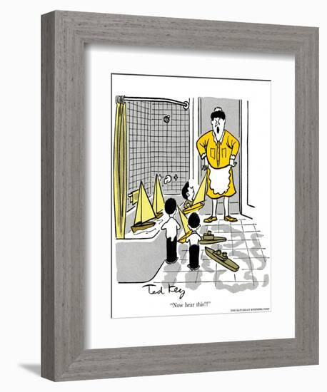 Hazel Cartoon-Ted Key-Framed Giclee Print