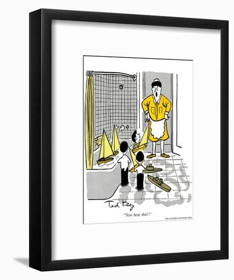 Hazel Cartoon-Ted Key-Framed Giclee Print