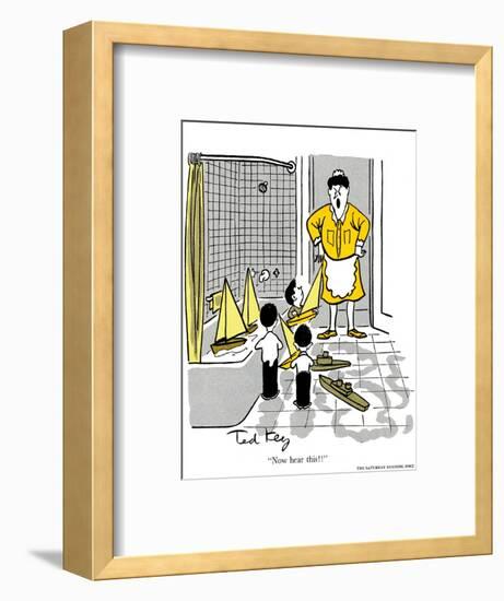 Hazel Cartoon-Ted Key-Framed Giclee Print