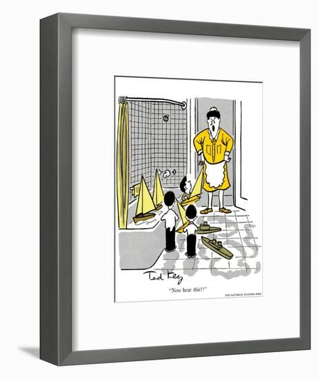 Hazel Cartoon-Ted Key-Framed Giclee Print