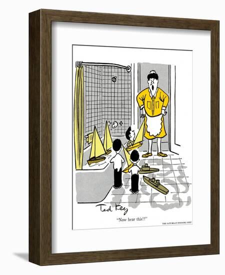 Hazel Cartoon-Ted Key-Framed Giclee Print