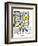 Hazel Cartoon-Ted Key-Framed Giclee Print