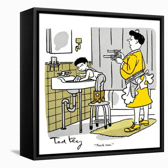 Hazel Cartoon-Ted Key-Framed Premier Image Canvas