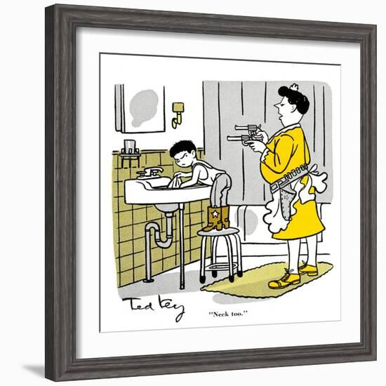 Hazel Cartoon-Ted Key-Framed Giclee Print