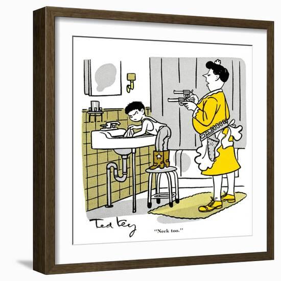 Hazel Cartoon-Ted Key-Framed Giclee Print