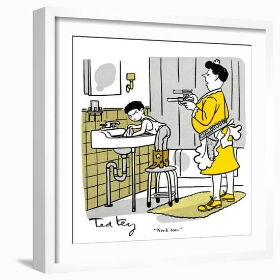 Hazel Cartoon-Ted Key-Framed Giclee Print