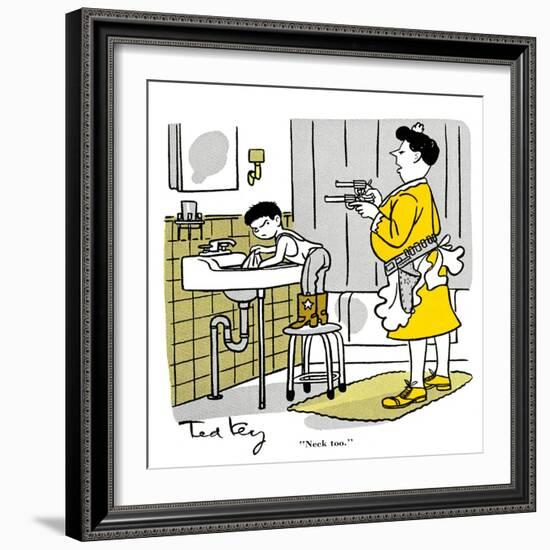 Hazel Cartoon-Ted Key-Framed Giclee Print