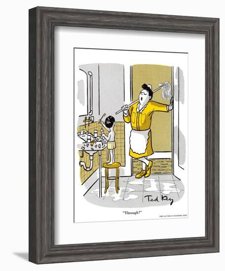 Hazel Cartoon-Ted Key-Framed Giclee Print