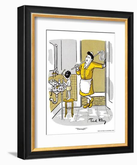 Hazel Cartoon-Ted Key-Framed Giclee Print