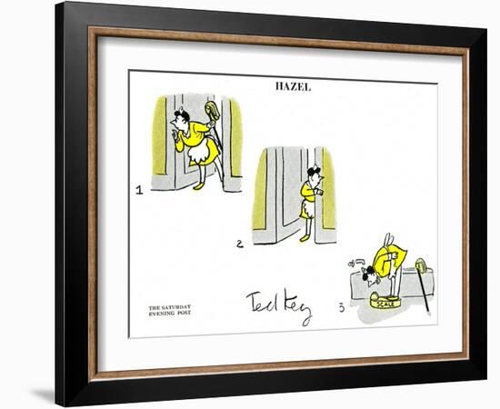 Hazel Cartoon-Ted Key-Framed Giclee Print