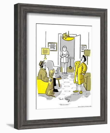 Hazel Cartoon-Ted Key-Framed Giclee Print