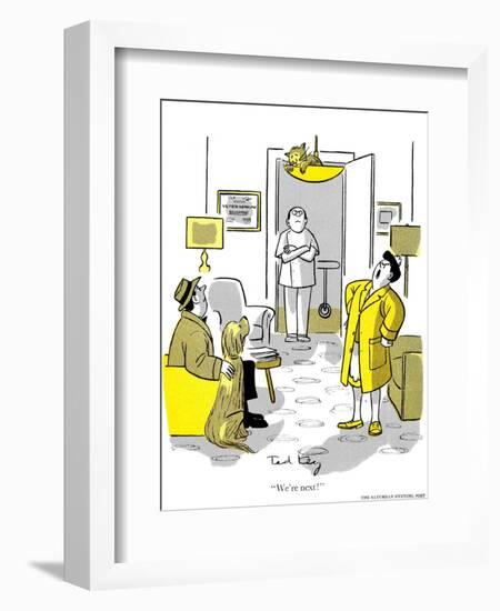 Hazel Cartoon-Ted Key-Framed Giclee Print