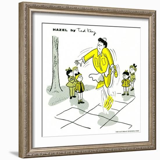 Hazel Cartoon-Ted Key-Framed Giclee Print