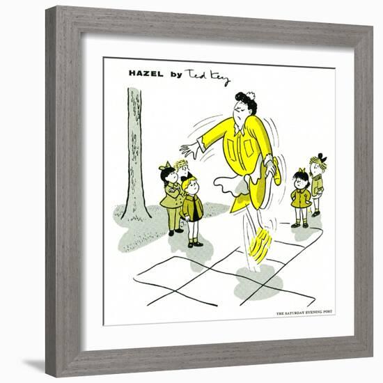 Hazel Cartoon-Ted Key-Framed Giclee Print