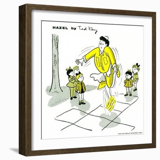 Hazel Cartoon-Ted Key-Framed Giclee Print