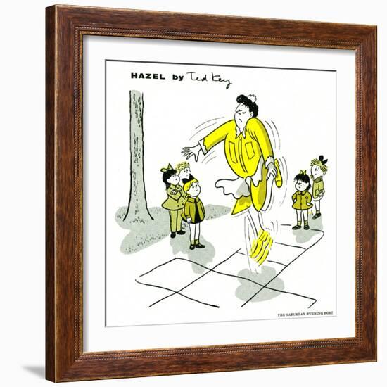 Hazel Cartoon-Ted Key-Framed Giclee Print