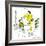 Hazel Cartoon-Ted Key-Framed Giclee Print