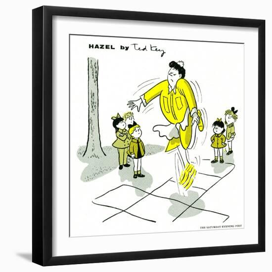 Hazel Cartoon-Ted Key-Framed Giclee Print