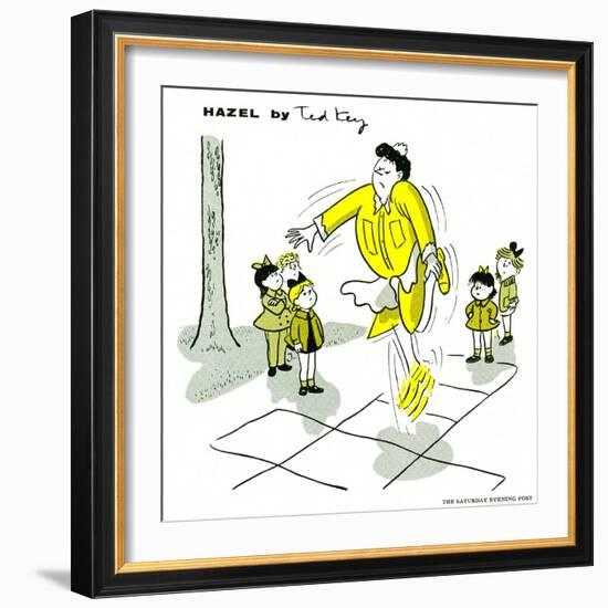 Hazel Cartoon-Ted Key-Framed Giclee Print