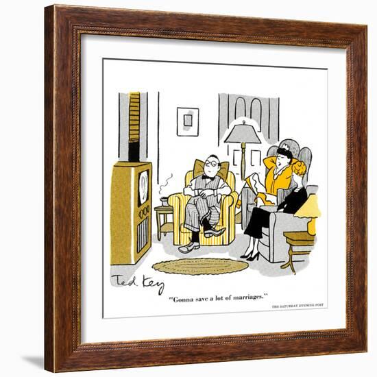 Hazel Cartoon-Ted Key-Framed Giclee Print