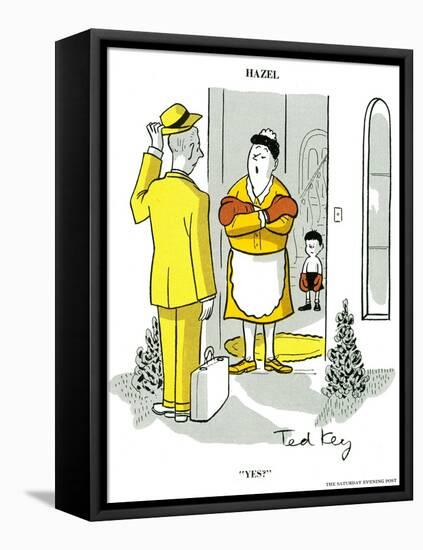 Hazel Cartoon-Ted Key-Framed Premier Image Canvas