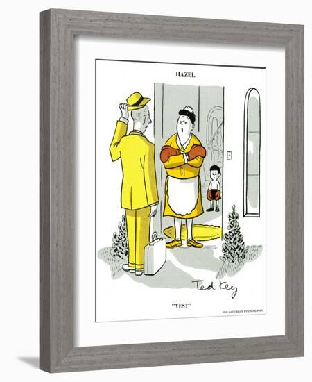 Hazel Cartoon-Ted Key-Framed Giclee Print