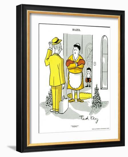 Hazel Cartoon-Ted Key-Framed Giclee Print