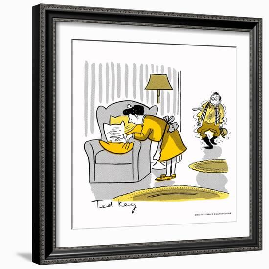 Hazel Cartoon-Ted Key-Framed Giclee Print