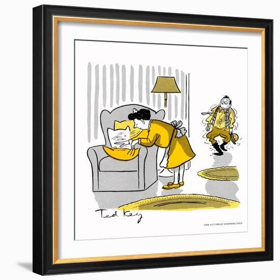 Hazel Cartoon-Ted Key-Framed Giclee Print