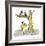 Hazel Cartoon-Ted Key-Framed Giclee Print